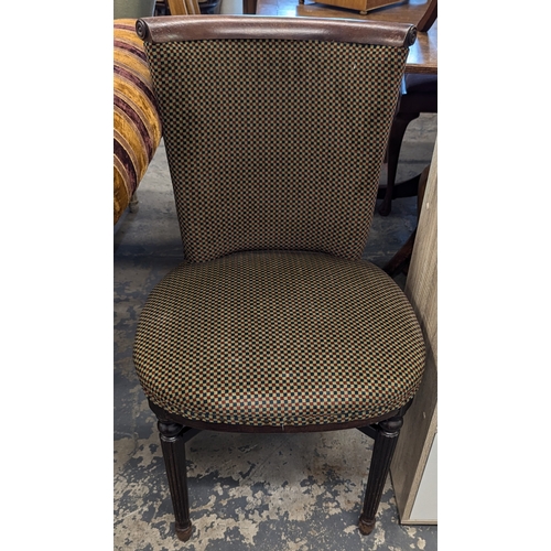 1421 - .An Upholstered Chair