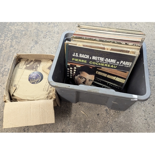 1405 - .A Box of Vinyl LP and Gramophone Records - Easy Listening and Classical