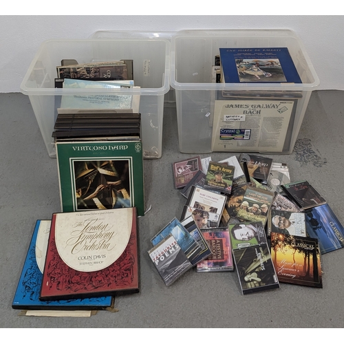 1458C - .A Large Quantity of Vinyl Records, CD's and Tapes