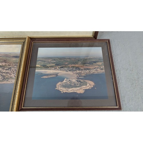 1378 - .5 Arial Photographs - Mounts Bay, Newlyn Etc.