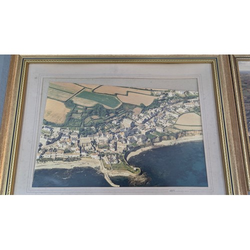 1378 - .5 Arial Photographs - Mounts Bay, Newlyn Etc.