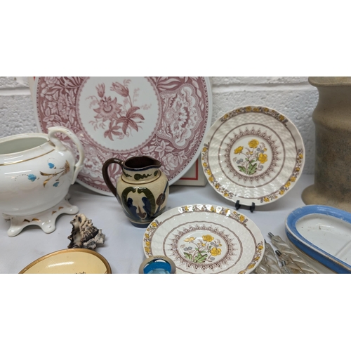 1154 - .A Selection Of Vintage China, Porcelain And Other Oddments Inc. Spode, Royal Worcester, Lord Nelson... 