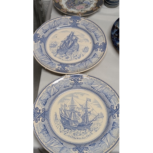 1155 - .A Collection of Antique Chinaware inc. Royal Doulton Malvern, Lattice Plate, Japanese Imari plate, ... 