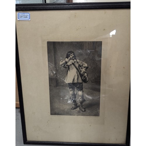 1366 - ..2 x Earnest Meissonier Framed Prints