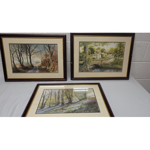 1373 - .3 Framed Prints By John Dearland