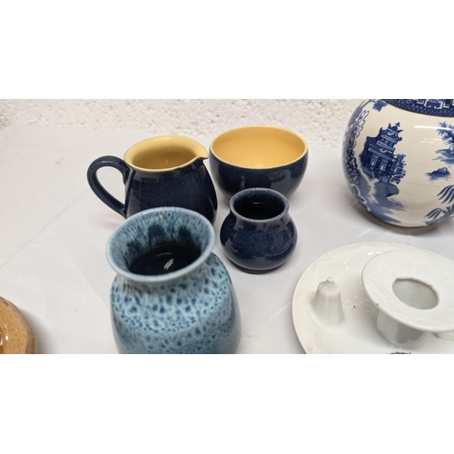 1152 - .An Assortment Of China And Pottery Including Japanese Hand Painted Coffee Pot, Denby Etc.