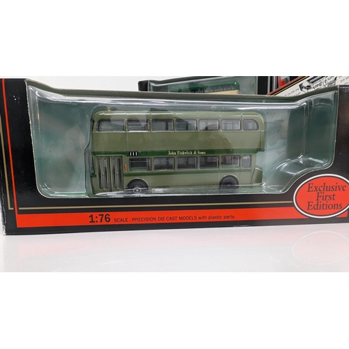 1025 - A Collection of 20 x Gilbow Exclusive First Edition Precision Die Cast Model Buses 1:76 Scale in Ori... 