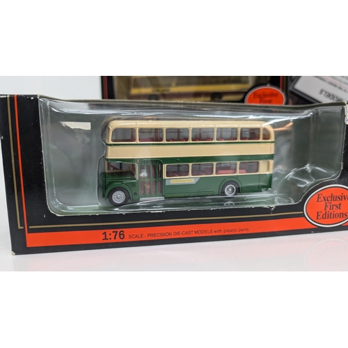 1025 - A Collection of 20 x Gilbow Exclusive First Edition Precision Die Cast Model Buses 1:76 Scale in Ori... 