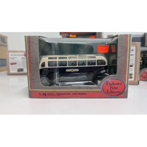 1026 - A Collection of 20 x Gilbow Exclusive First Edition Precision Die Cast Model Buses 1:76 Scale in Ori... 