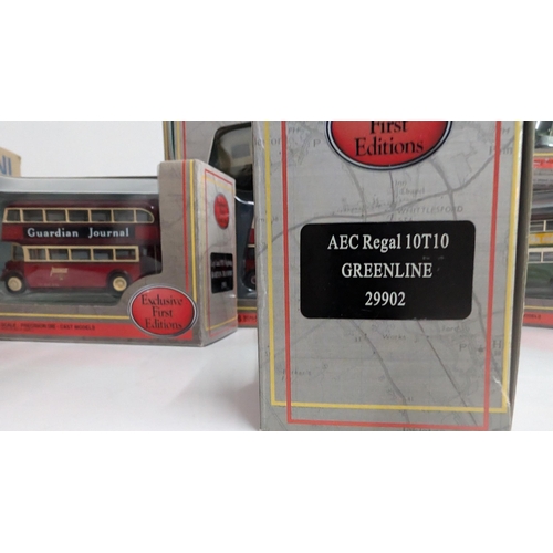 1026 - A Collection of 20 x Gilbow Exclusive First Edition Precision Die Cast Model Buses 1:76 Scale in Ori... 