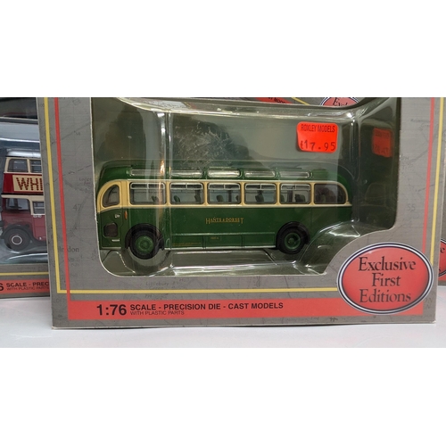 1027 - A Collection of 20 x Gilbow  Exclusive First Edition Precision Die Cast Model Buses 1:76 Scale in Or... 