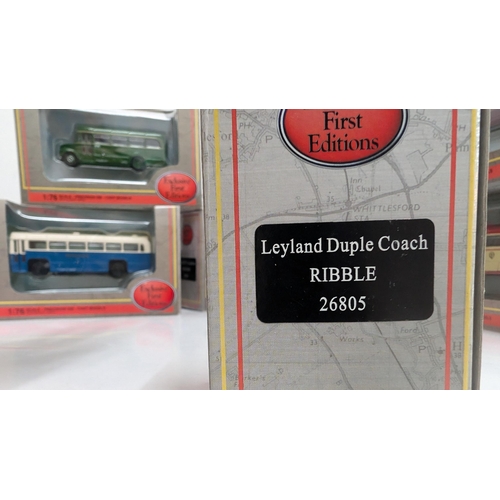 1027 - A Collection of 20 x Gilbow  Exclusive First Edition Precision Die Cast Model Buses 1:76 Scale in Or... 