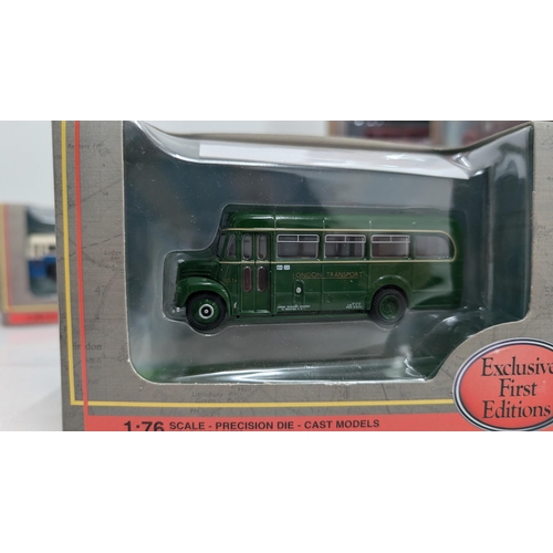 1027 - A Collection of 20 x Gilbow  Exclusive First Edition Precision Die Cast Model Buses 1:76 Scale in Or... 