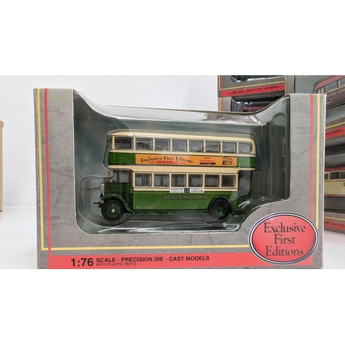 1027 - A Collection of 20 x Gilbow  Exclusive First Edition Precision Die Cast Model Buses 1:76 Scale in Or... 