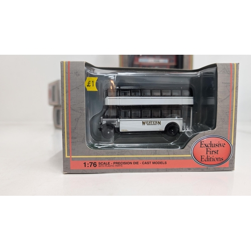 1027 - A Collection of 20 x Gilbow  Exclusive First Edition Precision Die Cast Model Buses 1:76 Scale in Or... 