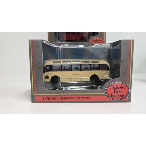 1027 - A Collection of 20 x Gilbow  Exclusive First Edition Precision Die Cast Model Buses 1:76 Scale in Or... 