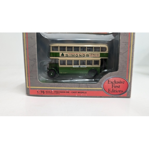 1027 - A Collection of 20 x Gilbow  Exclusive First Edition Precision Die Cast Model Buses 1:76 Scale in Or... 