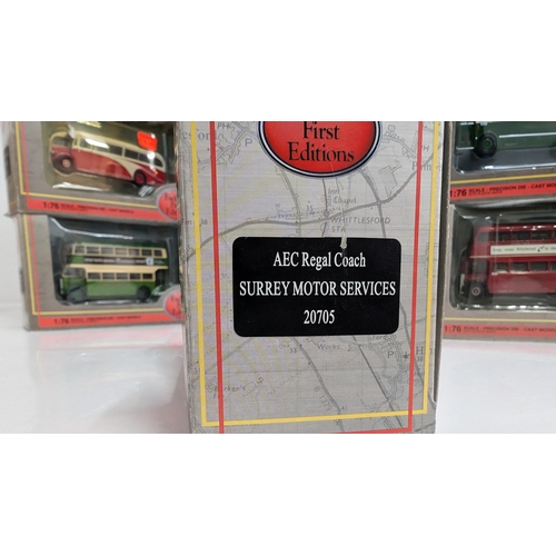 1028 - A Collection of 20 x Gilbow Exclusive First Edition Precision Die Cast Model Buses 1:76 Scale in Ori... 