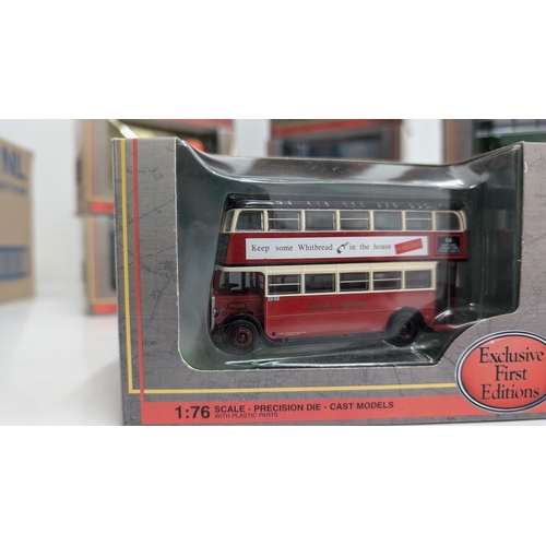 1028 - A Collection of 20 x Gilbow Exclusive First Edition Precision Die Cast Model Buses 1:76 Scale in Ori... 