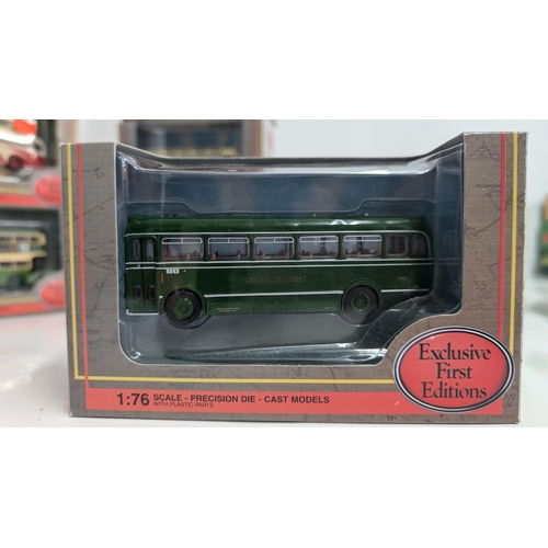 1028 - A Collection of 20 x Gilbow Exclusive First Edition Precision Die Cast Model Buses 1:76 Scale in Ori... 