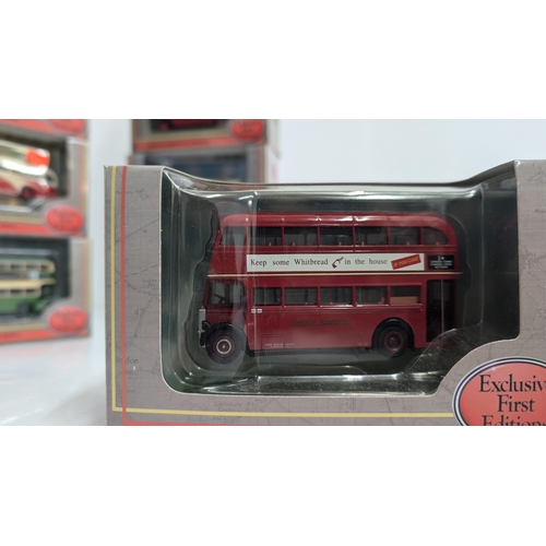 1028 - A Collection of 20 x Gilbow Exclusive First Edition Precision Die Cast Model Buses 1:76 Scale in Ori... 