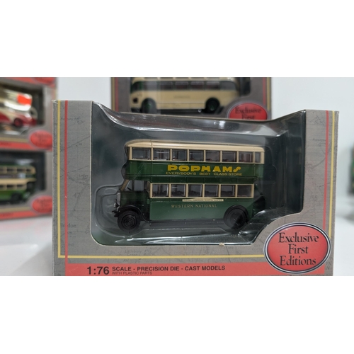 1028 - A Collection of 20 x Gilbow Exclusive First Edition Precision Die Cast Model Buses 1:76 Scale in Ori... 