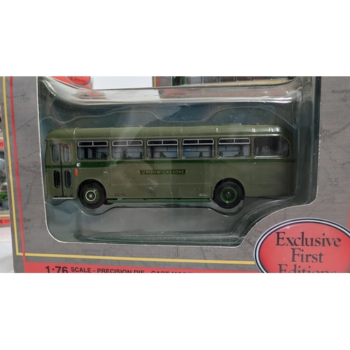 1028 - A Collection of 20 x Gilbow Exclusive First Edition Precision Die Cast Model Buses 1:76 Scale in Ori... 