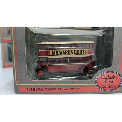 1028 - A Collection of 20 x Gilbow Exclusive First Edition Precision Die Cast Model Buses 1:76 Scale in Ori... 