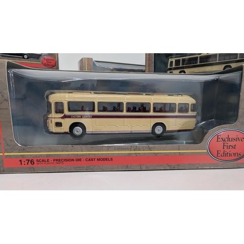 1029 - A Collection of 20 x Gilbow  Exclusive First Edition Precision Die Cast Model Buses 1:76 Scale in Or... 