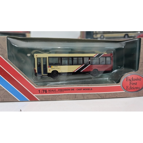 1029 - A Collection of 20 x Gilbow  Exclusive First Edition Precision Die Cast Model Buses 1:76 Scale in Or... 