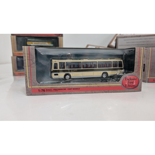 1029 - A Collection of 20 x Gilbow  Exclusive First Edition Precision Die Cast Model Buses 1:76 Scale in Or... 