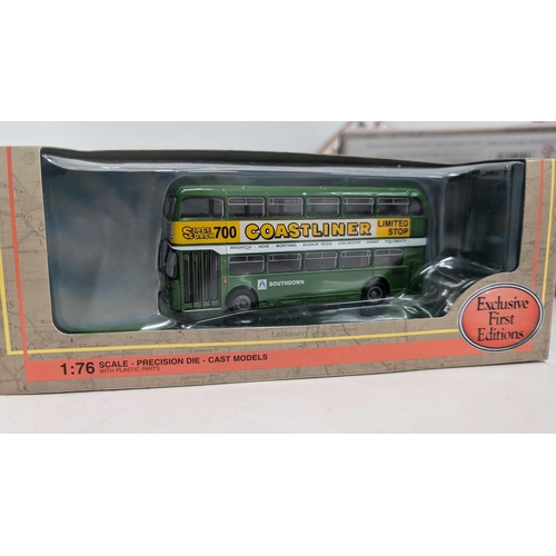 1029 - A Collection of 20 x Gilbow  Exclusive First Edition Precision Die Cast Model Buses 1:76 Scale in Or... 