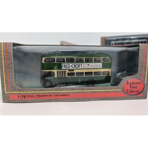 1029 - A Collection of 20 x Gilbow  Exclusive First Edition Precision Die Cast Model Buses 1:76 Scale in Or... 