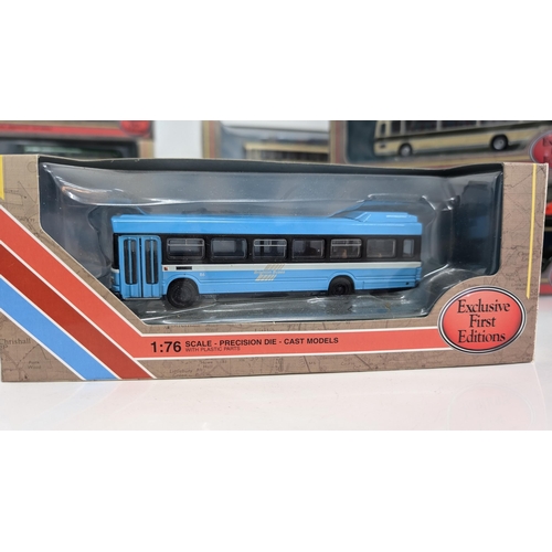 1029 - A Collection of 20 x Gilbow  Exclusive First Edition Precision Die Cast Model Buses 1:76 Scale in Or... 