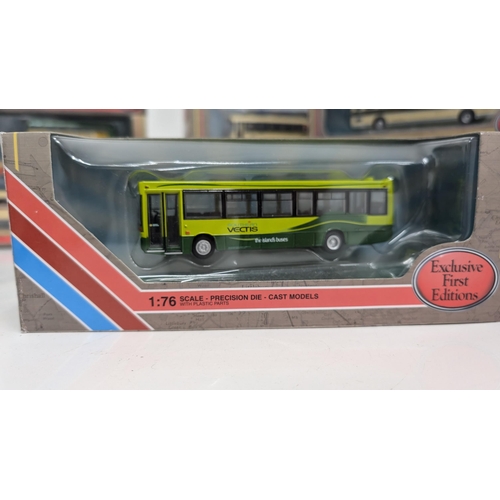 1029 - A Collection of 20 x Gilbow  Exclusive First Edition Precision Die Cast Model Buses 1:76 Scale in Or... 