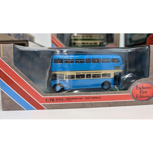 1030 - A Collection of 20 x Gilbow Exclusive First Edition Precision Die Cast Model Buses 1:76 Scale in Ori... 