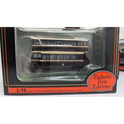 1030 - A Collection of 20 x Gilbow Exclusive First Edition Precision Die Cast Model Buses 1:76 Scale in Ori... 