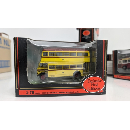 1030 - A Collection of 20 x Gilbow Exclusive First Edition Precision Die Cast Model Buses 1:76 Scale in Ori... 