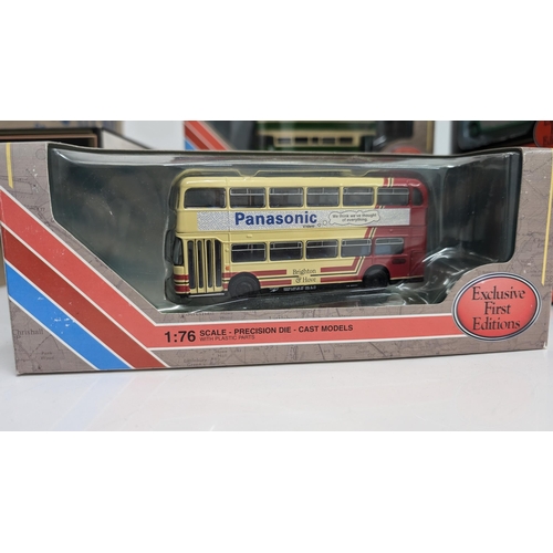 1030 - A Collection of 20 x Gilbow Exclusive First Edition Precision Die Cast Model Buses 1:76 Scale in Ori... 