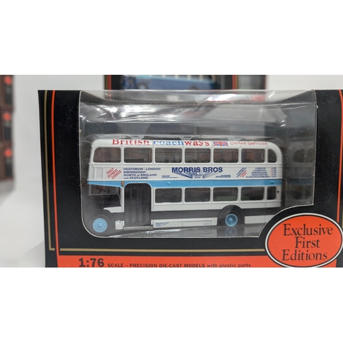 1031 - A Collection of 20 x Gilbow Exclusive First Edition Precision Die Cast Model Buses 1:76 Scale in Ori... 