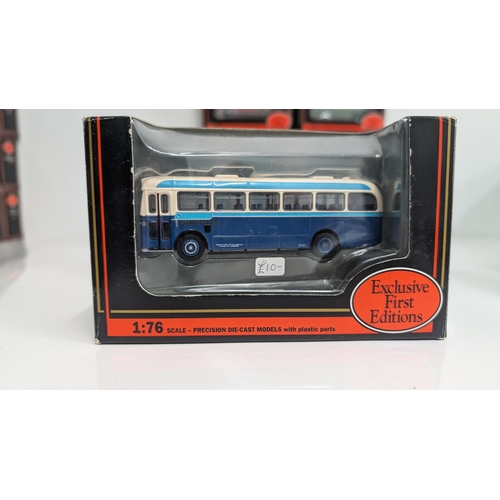 1031 - A Collection of 20 x Gilbow Exclusive First Edition Precision Die Cast Model Buses 1:76 Scale in Ori... 