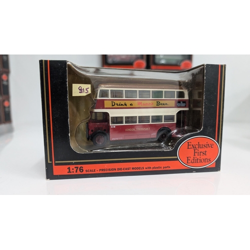 1031 - A Collection of 20 x Gilbow Exclusive First Edition Precision Die Cast Model Buses 1:76 Scale in Ori... 