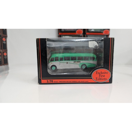 1031 - A Collection of 20 x Gilbow Exclusive First Edition Precision Die Cast Model Buses 1:76 Scale in Ori... 