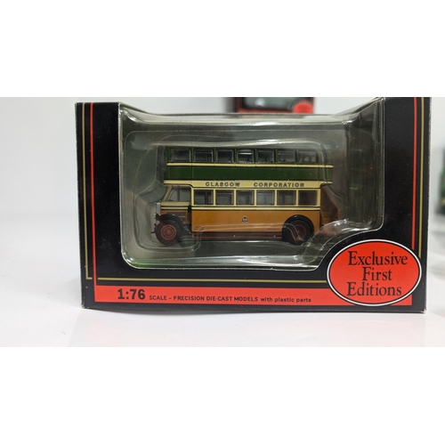 1031 - A Collection of 20 x Gilbow Exclusive First Edition Precision Die Cast Model Buses 1:76 Scale in Ori... 