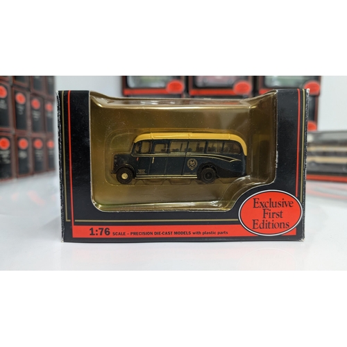 1031 - A Collection of 20 x Gilbow Exclusive First Edition Precision Die Cast Model Buses 1:76 Scale in Ori... 