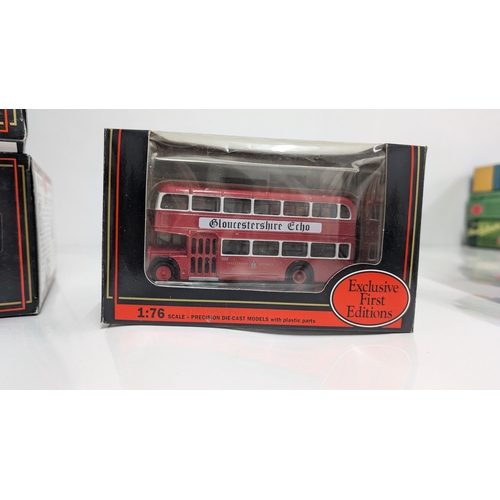 1031 - A Collection of 20 x Gilbow Exclusive First Edition Precision Die Cast Model Buses 1:76 Scale in Ori... 