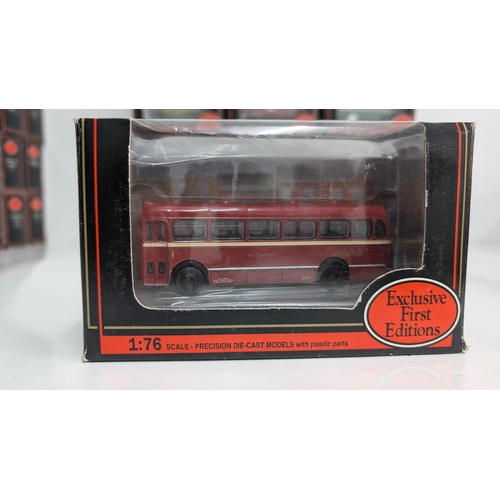 1031 - A Collection of 20 x Gilbow Exclusive First Edition Precision Die Cast Model Buses 1:76 Scale in Ori... 