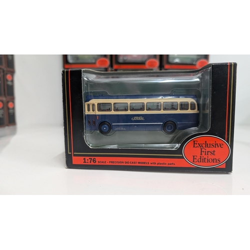 1031 - A Collection of 20 x Gilbow Exclusive First Edition Precision Die Cast Model Buses 1:76 Scale in Ori... 