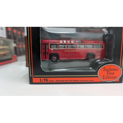 1032 - A Collection of 20 x Gilbow Exclusive First Edition Precision Die Cast Model Buses 1:76 Scale in Ori... 