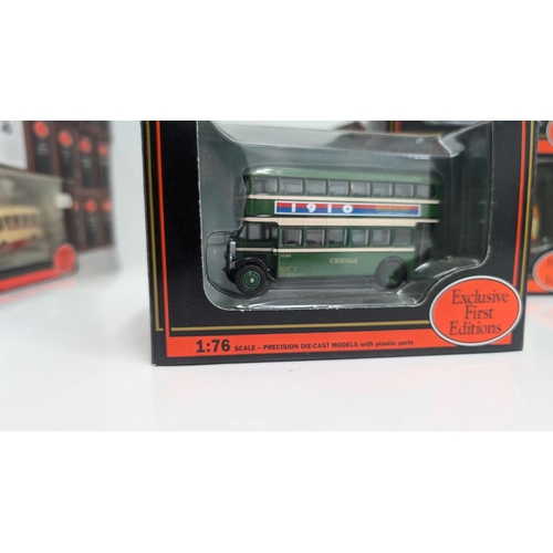 1032 - A Collection of 20 x Gilbow Exclusive First Edition Precision Die Cast Model Buses 1:76 Scale in Ori... 